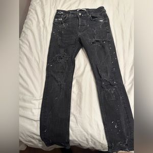 Crazy jeans with paint amazing look